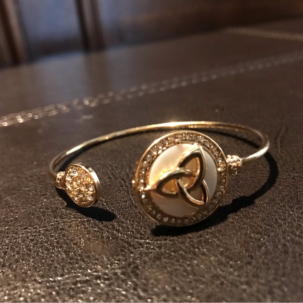 Trinity Knot bangle bracelet